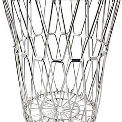 3040 Multipurpose Fruit Basket Stainless Steel Wire Bowl Foldable Basket for Vegetable / Fruits / Dining DeoDap