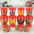 2274 Air Tight Apple Shape Storage Container - 500 ml, 800 ml and 1500 ml (4 Pcs Each Size, 12 Pcs) DeoDap