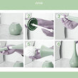 0223 -2 in 1 Plastic Cleaning Brush Toilet Brush with Holder DeoDap