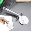 0831 Stainless Steal Pizza Cutter Pastry Cutter Sandwiches Cutter DeoDap