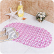 4933 Nonslip Soft Rubber Bath Mat for Bathtub and Shower, Anti Slip Bacterial Anti Bacterial Machine Washable PVC Bath Mat DeoDap