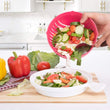 2476 Multipurpose Salad Cutter Bowl Easy to 60 Seconds Salad Maker Kitchen Tools DeoDap