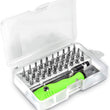 1557 32 in 1 Mini Screwdriver Bits Set with Magnetic Flexible Extension Rod DeoDap