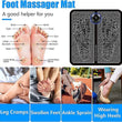 6931  EMS Foot Massager, Electric Feet Massager, Deep Kneading Circulation Foot Booster for Feet and Legs Muscle Stimulator, Folding Portable Electric Massage Machine