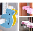 6039A  Animal Shape Door Stopper Lock Safety Guard, Kids Safety and Protection Finger Pich Door Guard, Baby Safety Cute Animal Security Door Stopper (2pc Set)