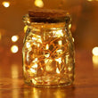 6437 20 LED Wine Bottle Cork Lights Copper Wire String Lights, Battery Powered/ Wine Bottle Fairy Lights Bottle DeoDap