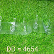 4654 Adhesive Transparent Heavy Duty Wall Hook DeoDap