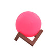 6274 Moon Night Lamp Pink Color with Wooden Stand Night Lamp for Bedroom DeoDap