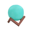 6275 Moon Night Lamp Blue Color with wooden Stand Night Lamp for Bedroom DeoDap