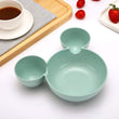 0843 Mickey Shaped Kids/Snack Serving Sectioned Plate DeoDap