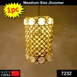 7232 Meadium Size Dimond Layer Golden Jhoomer For Home Decoration DeoDap