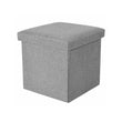 4986 Living Room Cube Shape Sitting Stool with Storage Box. Foldable Storage Bins Multipurpose Clothes, Books, and Toys Organizer with Cushion Seat (multicolor ) DeoDap