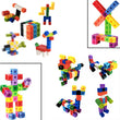 3913 120 Pc Cube Blocks Toy used in all kinds of household and official places specially for kids and children for their playing and enjoying purposes. DeoDap