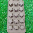 1189 Food Grade Non-Stick Reusable Silicone Star Shape 15 Cavity Chocolate Molds / Baking Trays DeoDap