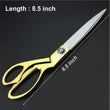 1546 Stainless Steel Tailoring Scissor Sharp Cloth Cutting for Professionals (8.5inch) (Golden) DeoDap