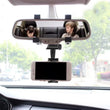6279 Rear View Mobile Holder Universal Vehicle Rear View Mirror Mobile phone Mount Stand DeoDap