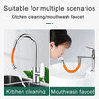 9087 Flexible Water Tap Extender, Universal Foaming Extension Tube with Connector, 360 Free Bending Faucet Extender, Adjustable Sink Drain Extension (18cm) DeoDap