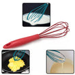 2930 Manual Whisk Mixer Silicone Whisk, Cream Whisk, Flour Mixer, Rotary Egg Mixer, Kitchen Baking Tool. DeoDap