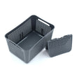 2826 Fordable Silicone Kitchen Organizer Fruit Vegetable Baskets Folding Strainers DeoDap