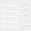 2422 Dinnerware Cutlery Premium Plastic Spoon And Fork Set - 10 pcs DeoDap