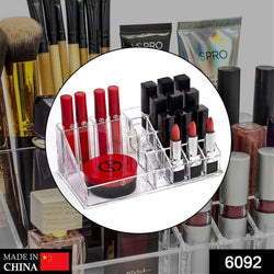 6092 Cosmetic Organiser 16 Compartment Cosmetic Makeup Storage Organiser Box DeoDap