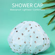 1411 Reusable Waterproof Elastic Free-Size Bathroom Shower Caps DeoDap