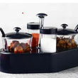 8122 Ganesh rendy Condiment set For Kitchen Transparent jar For Easy To Access Spice 1 Piece Spice Set  (Plastic) DeoDap