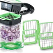 2152 Premium Vegetable Dicer Multi Chopper Set 5 in 1 Cutting Blades DeoDap