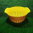 2312 Plastic Fruits Vegetable Noodles Pasta Washing Bowl & Strainer DeoDap