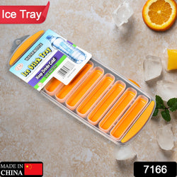 7166 Water Bottle Long Stick Ice Cube Trays with Easy Push Pop Out Narrow Ice Stick Cubes Assorted Color Silicone Bottom Ice Stick Tray DeoDap