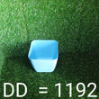 1192  Flower Pots Square Shape For Indoor/Outdoor Gardening DeoDap