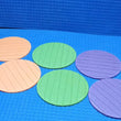 129 6 pcs Useful Round Shape Plain Silicone Cup Mat Coaster Drinking Tea Coffee Mug Wine Mat for Home