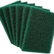 3438 Scrub Sponge Cleaning Pads Aqua Green (Pack Of 6) DeoDap