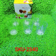 2340 Multi Purpose Unbreakable Drinking Glass (Set of 6 Pieces) (300ml) DeoDap