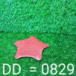 0829 Silicone Star Shaped Sink Filter Bathroom Hair Catcher Drain Strainers for Basin DeoDap