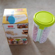 0618B 3 in 1 Transparent Air Tight Storage Dispenser Container (With Color Box)