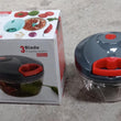 0080A Plastic Mini Handy and Compact Chopper With 3 Blades for Chopping Vegetables and Fruits for Your Kitchen