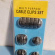 1334 Cable Clips Multi Purpose Cable Organizer , Wire Holder For Desk And Table Use