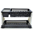 2221 Kitchen Organizer Rack with Water Storing Tray/Dish Rack DeoDap