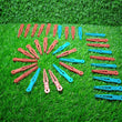 6297 36Pcs MULTIPURPOSE PLASTIC CLOTH HANGING PEGS / CLIPS - 36 PCS