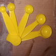 0730 Plastic Measuring Spoons - Set of 5