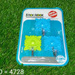 4728 Plastic Self-Adhesive Kitchen 3Pc Hooks DeoDap