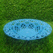 2233 Multipurpose Round Flower Self Design Storage Basket DeoDap