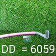 6059 Golf Toilet Cleaner Brush  & Magic Sticker Holder DeoDap