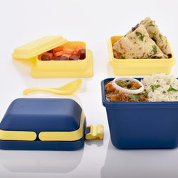 2144 Airtight Lunch Box with Handle & Push Lock DeoDap