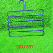 587 5 in 1 Multipurpose Plastic Hanger, Assorted (5-Layer) DeoDap