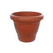 0839 Garden Heavy Plastic Planter Pot/Gamla 6 inch (Brown, Pack of 1, Small) DeoDap