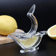 5344  Manual Lemon Slice Squeezer, Portable Transparent Fruit Juicer, Orange Citrus Manual Bird Shape Hand Juicer for Orange Lemon Lime,for Kitchen (Brown Box) DeoDap